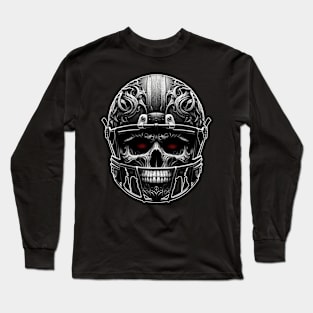 Blitz Bones: The Defiant Skull Long Sleeve T-Shirt